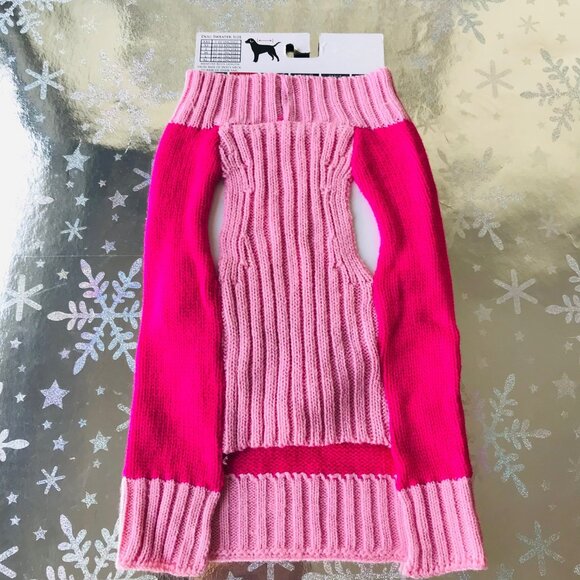 Jolly knits Dog Pink heart  Sweater Size : XS - Picture 6 of 7
